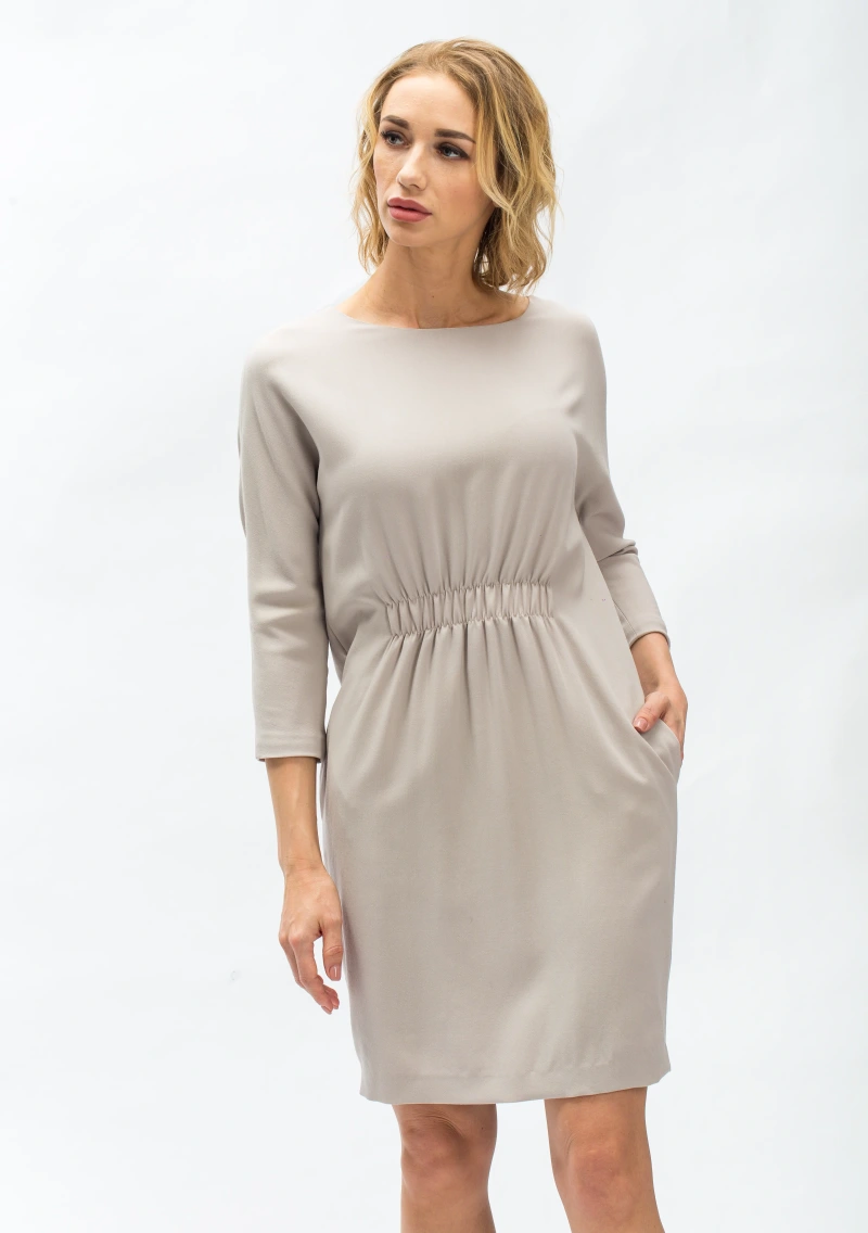 Платье, AB71216, беж