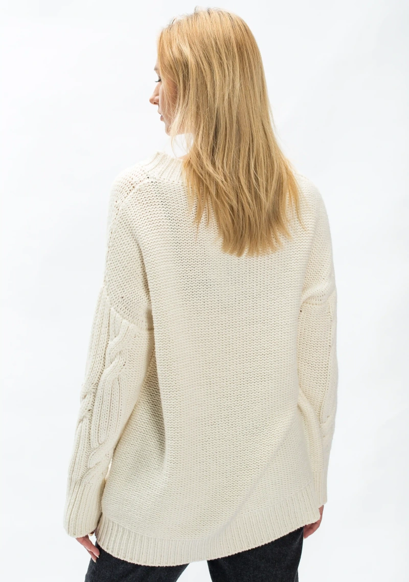 Джемпер, MA11218, белый