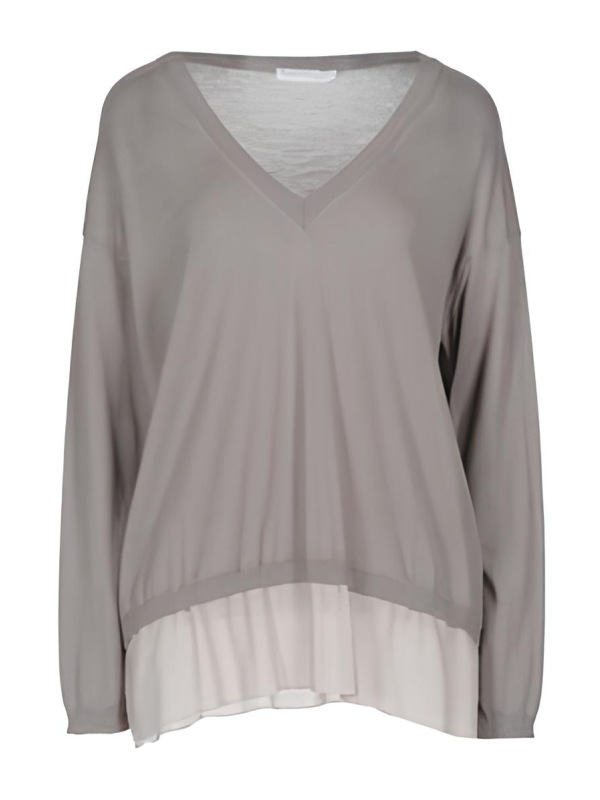 Пуловер, E95616, кофе