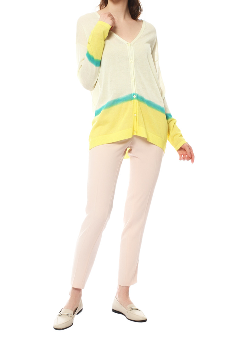 Кардиган, 498365/5112, лимонный