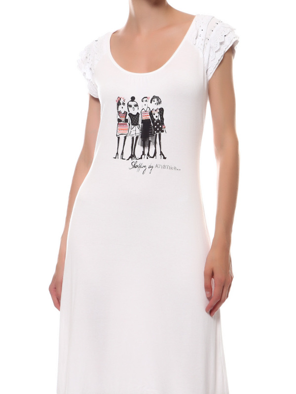 Сарафан, ZUT416, белаая с человеч 01