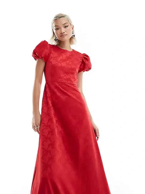 Платье, DR1972RED, красный