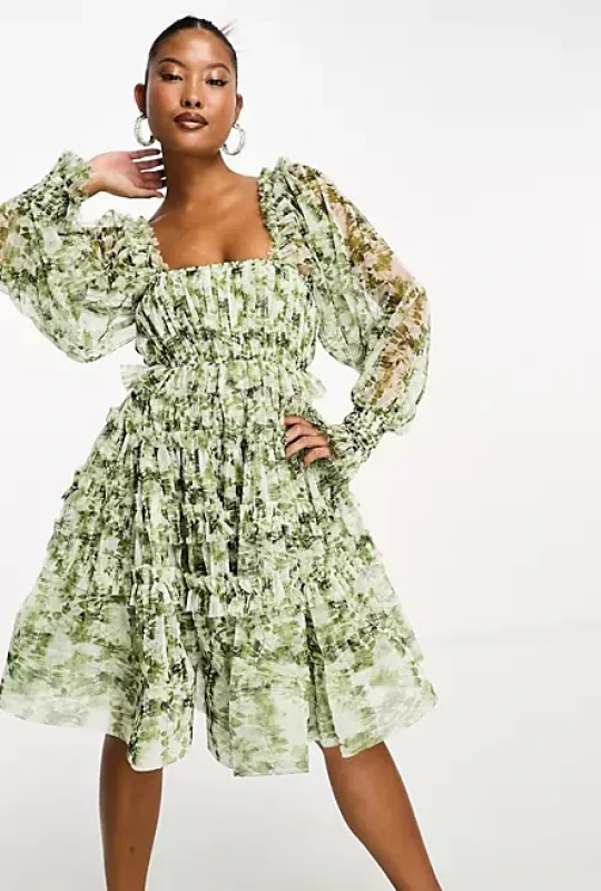Платье, Jessica Dress, зеленый