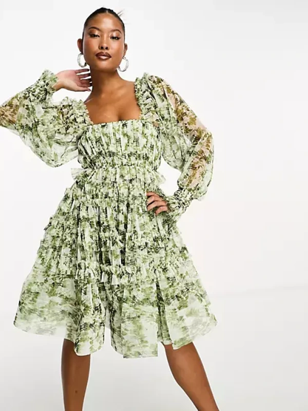Платье, Jessica Dress, зеленый