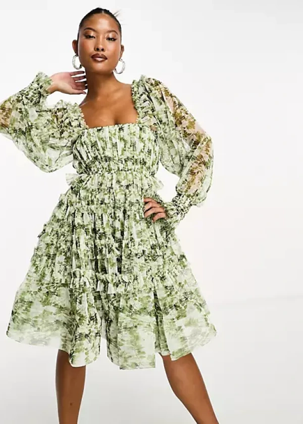 Платье, Jessica Dress, зеленый