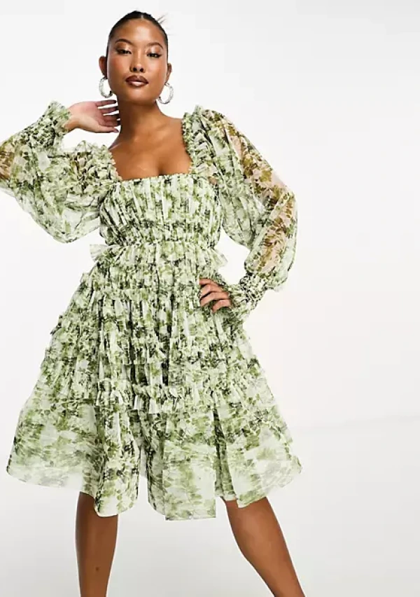 Платье, Jessica Dress, зеленый