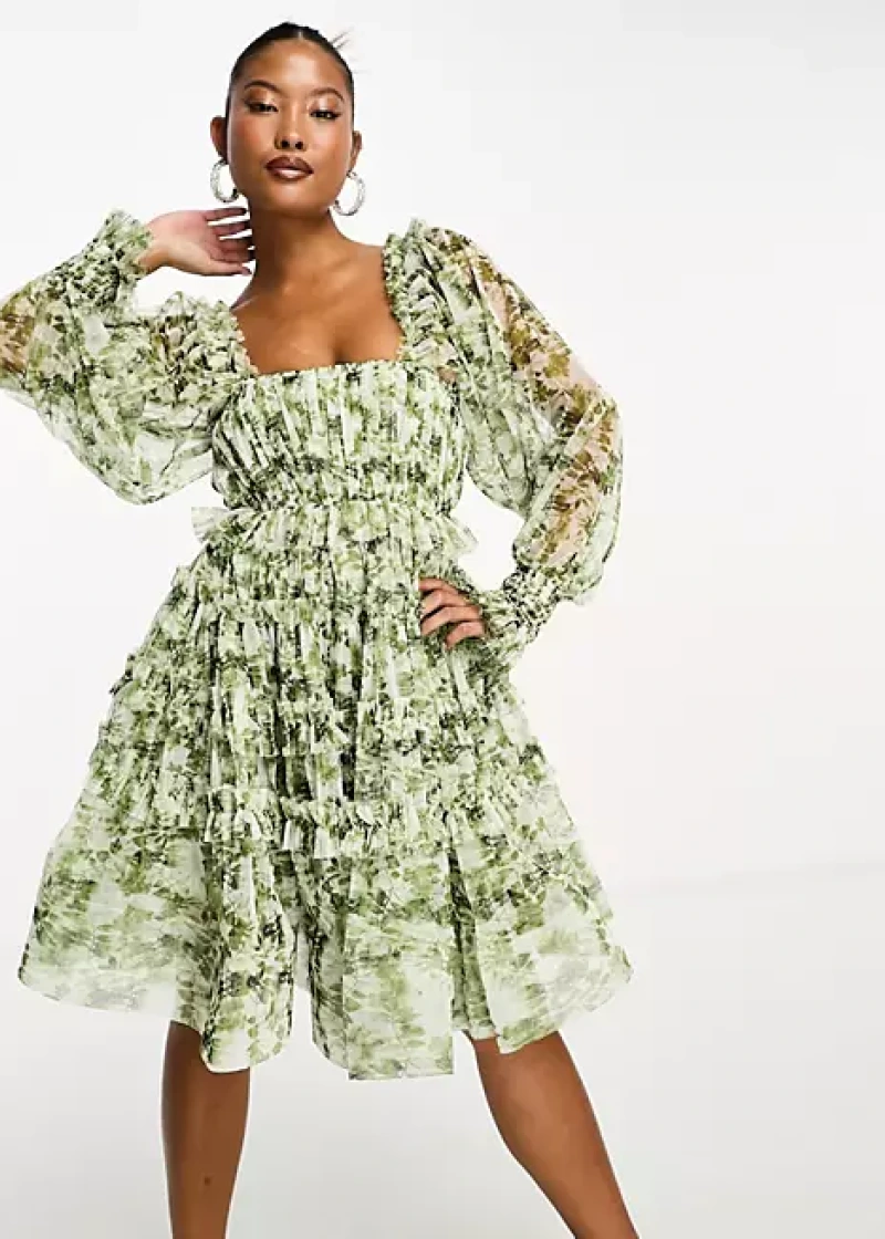 Платье, Jessica Dress, зеленый