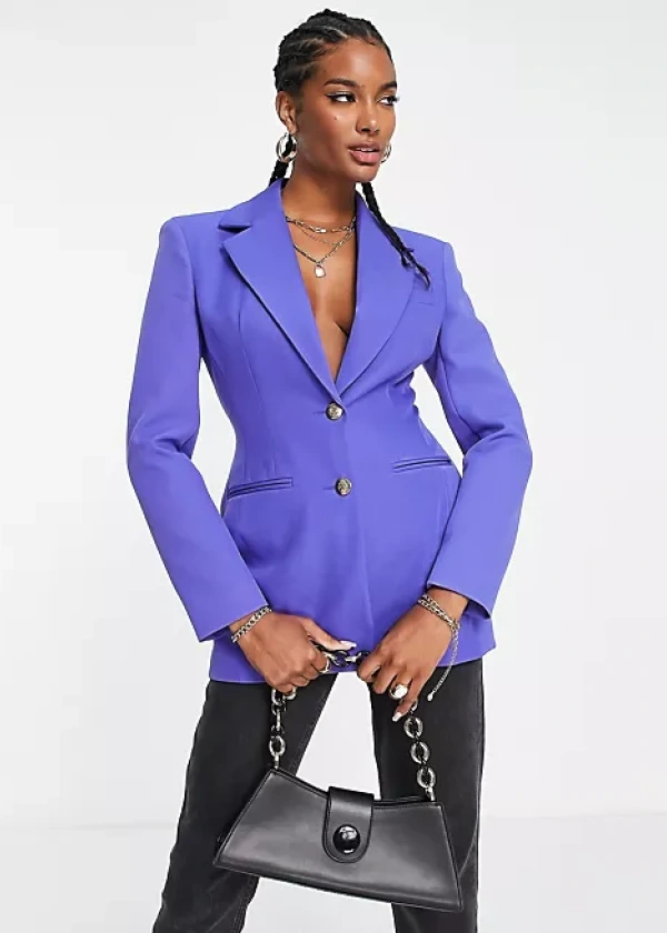 Пиджак, 6188584, лавандовый