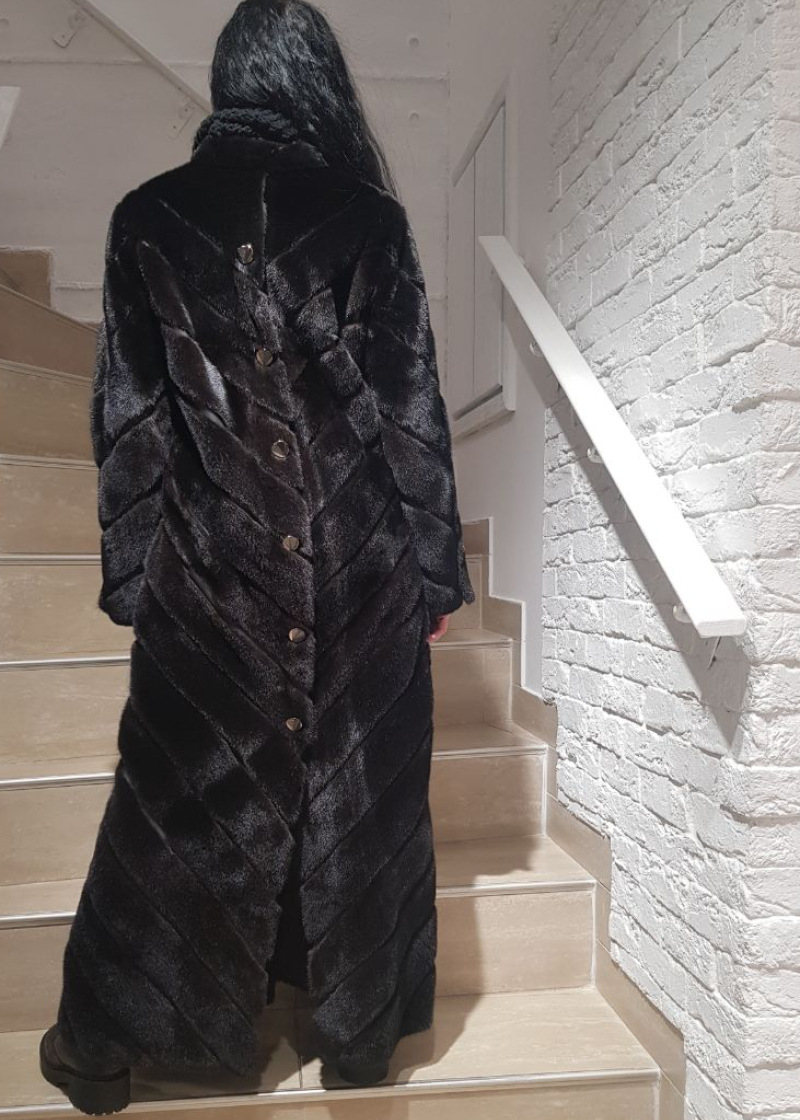 Шуба из норки, Pinko 84995, blackglama