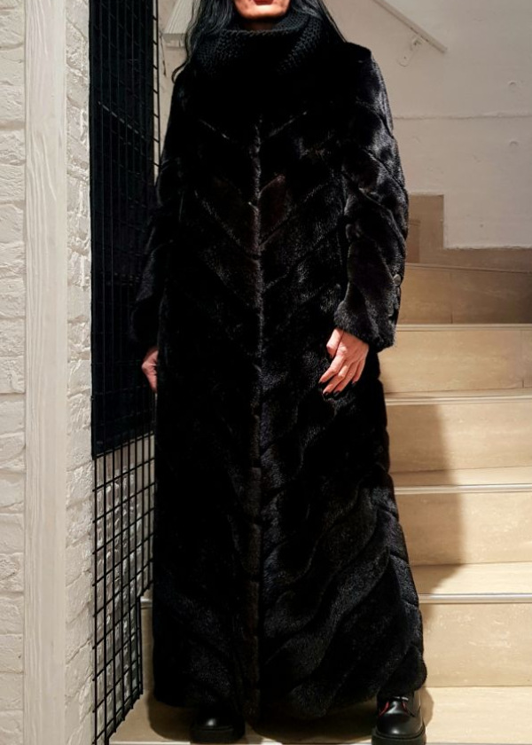 Шуба из норки, Pinko 84995, blackglama
