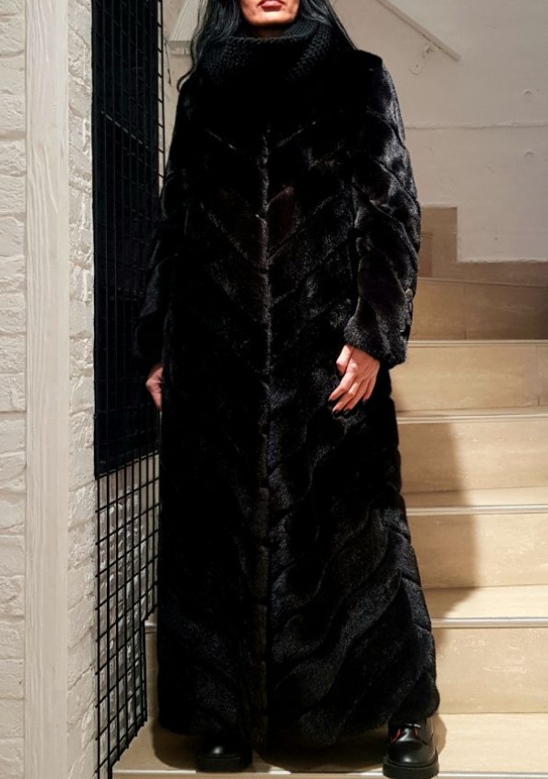 Шуба из норки, Pinko 84995, blackglama