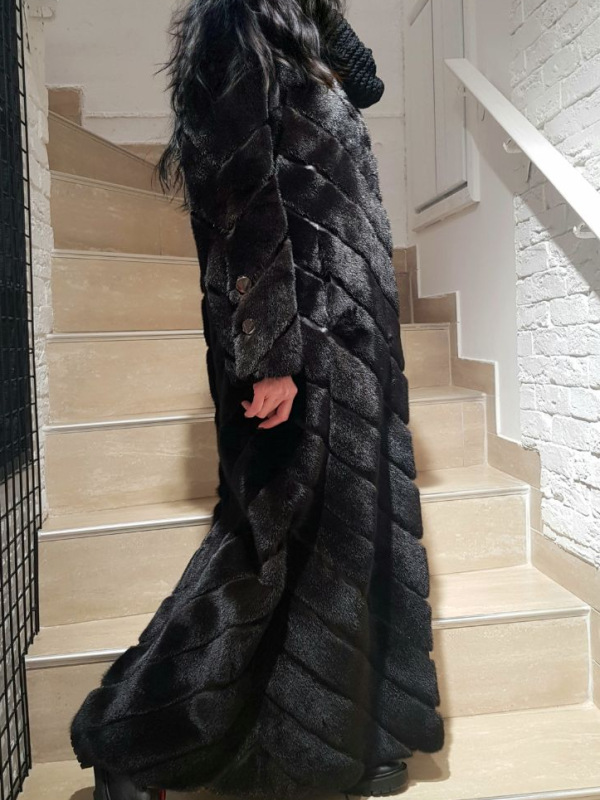 Шуба из норки, Pinko 84995, blackglama