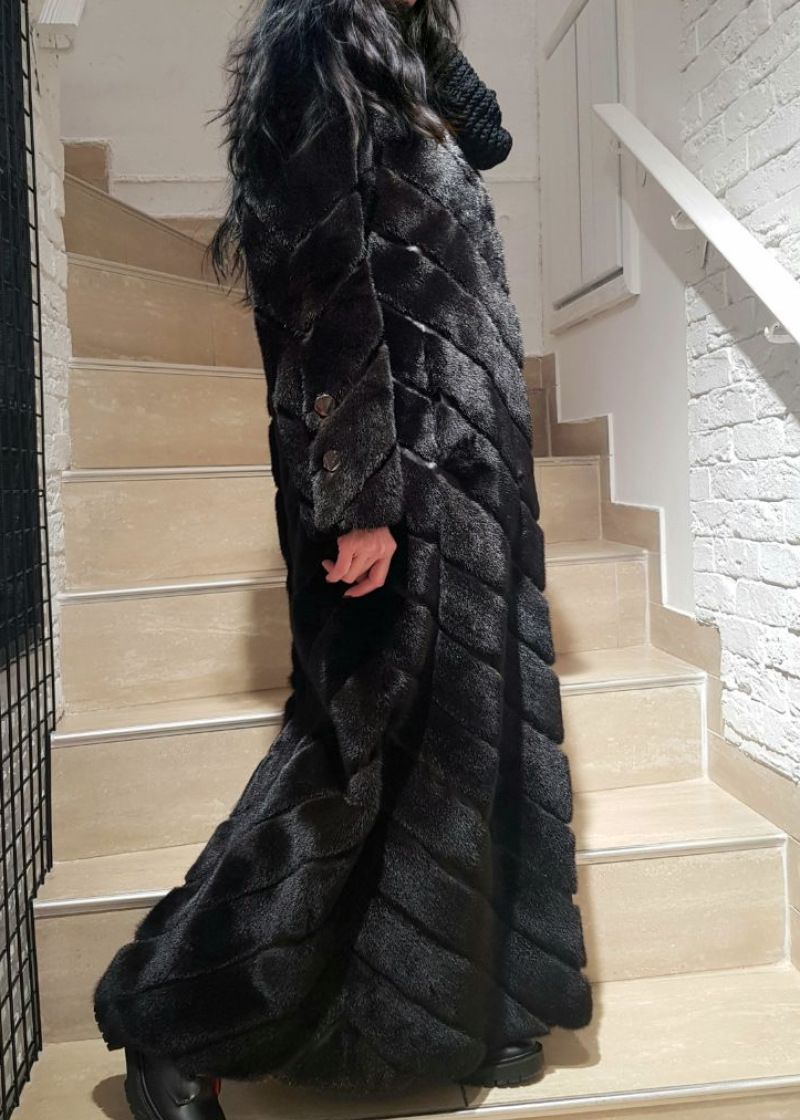 Шуба из норки, Pinko 84995, blackglama