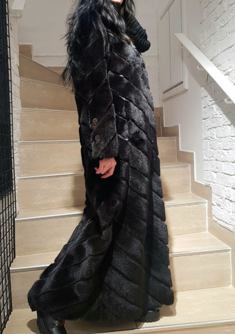 Шуба из норки, Pinko 84995, blackglama
