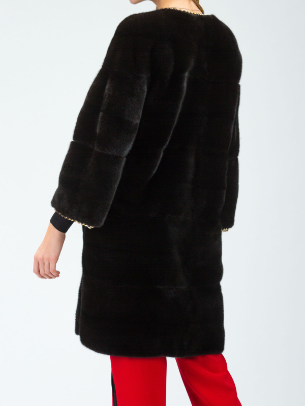 Шуба из норки, Giorgia 92985, blackglama