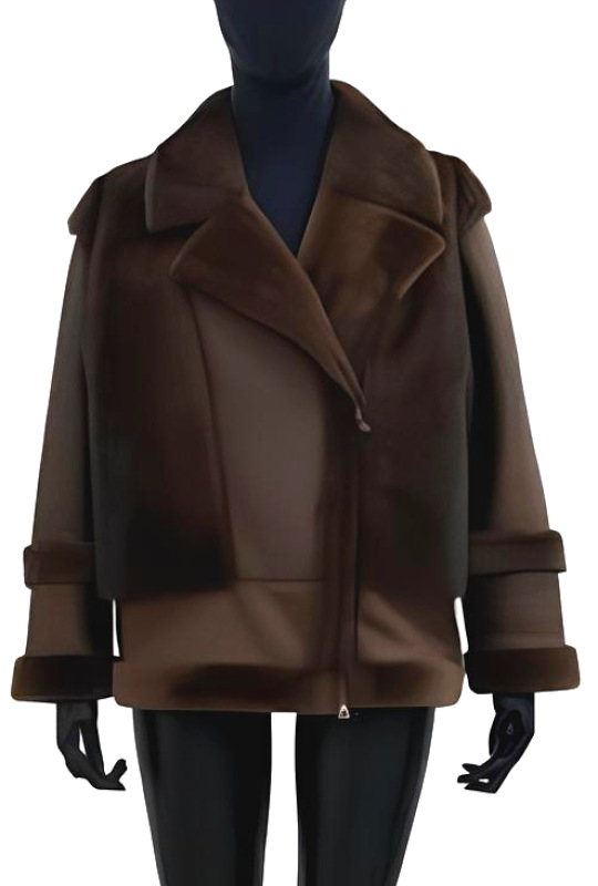 Дубленка из овчины 20025/200 brown/бронза