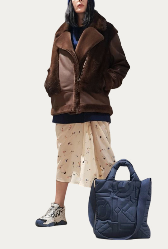 Дубленка из овчины 20025/200 brown/бронза