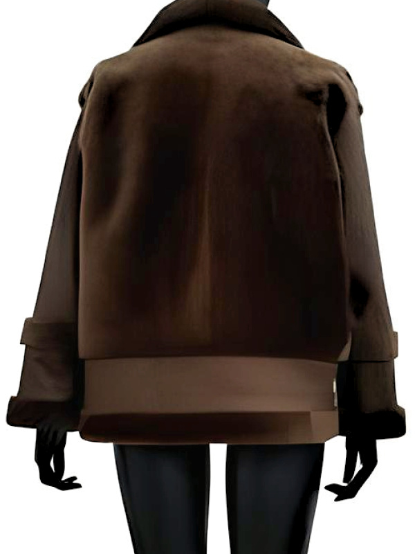 Дубленка из овчины 20025/200 brown/бронза