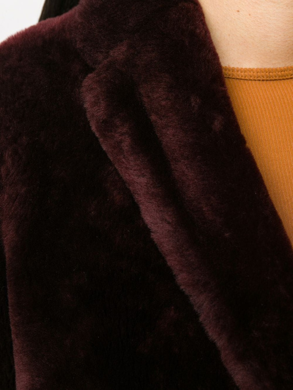 Дубленка из овчины 20wym65304plir бордо